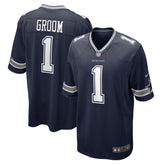 Number 1 Groom Game Jersey - Dallas Cowboys Jerseys