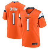 Number 1 Groom Game Jersey - Denver Broncos Jerseys