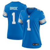 Number 1 Bride Women's Game Jersey - Detroit Lions Jerseys