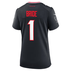 Number 1 Bride Women's Game Jersey - Houston Texans Jerseys