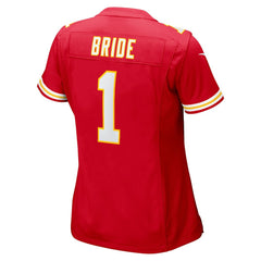 Number 1 Bride Women's Game Jersey - Kansas City Chiefs Jerseys