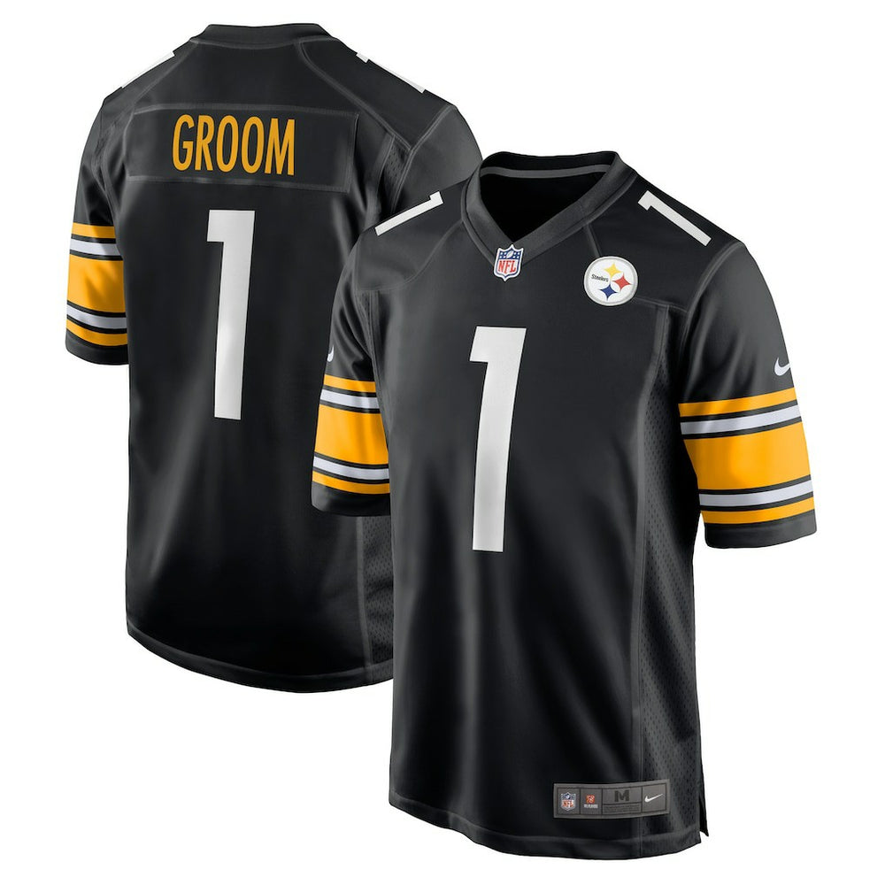 Number 1 Groom Game Jersey - Pittsburgh Steelers Jerseys