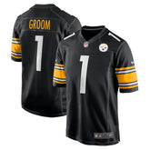 Number 1 Groom Game Jersey - Pittsburgh Steelers Jerseys