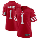 Number 1 Groom Game Jersey - San Francisco 49ers Jerseys