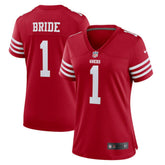 Number 1 Bride Women's Game Jersey - San Francisco 49ers Jerseys