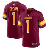 Number 1 Groom Game Jersey - Washington Commanders Jerseys
