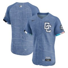 Blue Washington Nationals Nike 2025 City Connect Elite Jersey