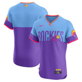 Purple Colorado Rockies Nike 2025 City Connect Elite Jersey