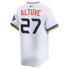White Jose Altuve Houston Astros Nike 2025 City Connect Limited Player Jersey