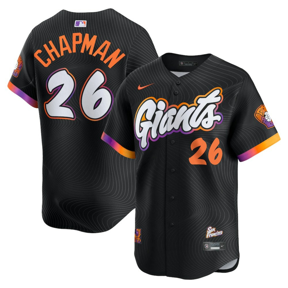 Anthracite Matt Chapman San Francisco Giants Nike 2025 City Connect Limited Jersey
