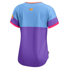 Purple/Light Blue Colorado Rockies Nike Women's 2025 City Connect Limited Jersey