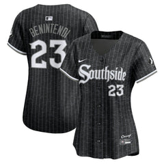 Black Andrew Benintendi Chicago White Sox Nike Women's City Connect Limited Jersey