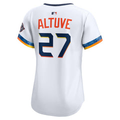 White Jose Altuve Houston Astros Nike Women's 2025 City Connect Limited Jersey