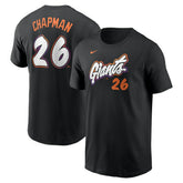 Anthracite Matt Chapman San Francisco Giants Nike 2025 City Connect Fuse Name & Number T-Shirt
