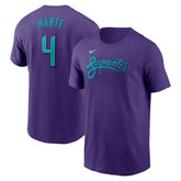Purple Ketel Marte Arizona Diamondbacks Nike 2025 City Connect Fuse Name & Number T-Shirt