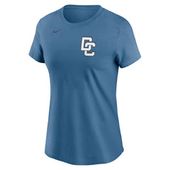 Blue CJ Abrams Washington Nationals Nike Women's 2025 City Connect Fuse Name & Number T-Shirt