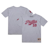 Heather Gray Darren Daulton Philadelphia Phillies Mitchell & Ness Cooperstown Collection Player T-Shirt