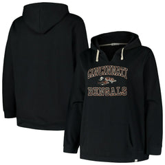 '47 Women's Plus Size Clarity Kennedy Pullover Hoodie - Cincinnati Bengals Hoodies
