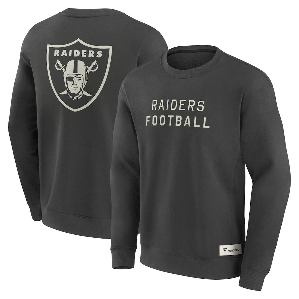 Elements Future Ground Lettering Pullover Sweatshirt - Las Vegas Raiders Pullover