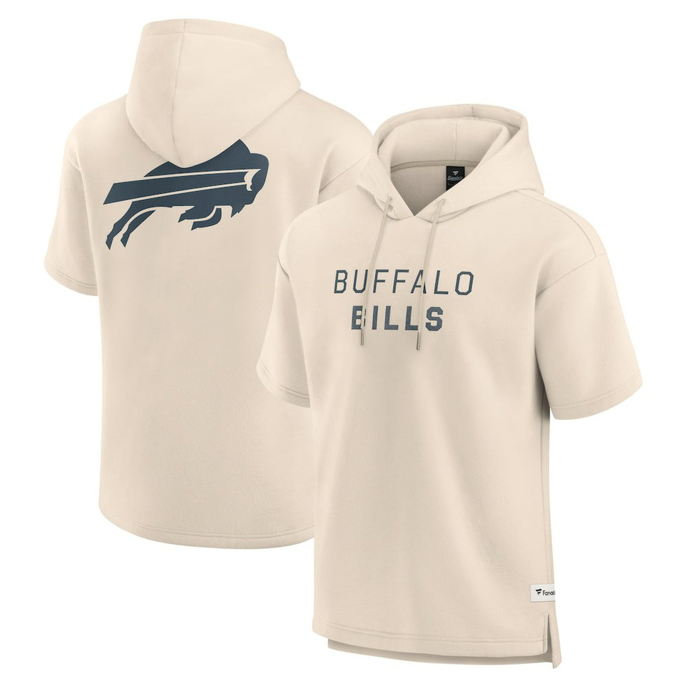 Elements Future Ground Lettering Short Sleeve Pullover Hoodie - Buffalo Bills Hoodies