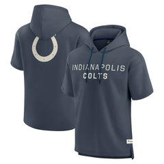 Elements Future Ground Lettering Short Sleeve Pullover Hoodie - Indianapolis Colts Hoodies