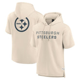 Elements Future Ground Lettering Short Sleeve Pullover Hoodie - Pittsburgh Steelers Hoodies
