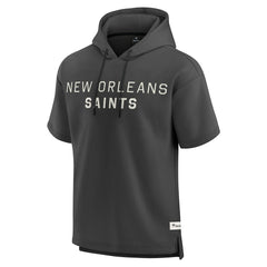 Elements Future Ground Lettering Short Sleeve Pullover Hoodie - New Orleans Saints Hoodies
