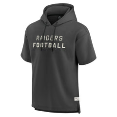 Elements Future Ground Lettering Short Sleeve Pullover Hoodie - Las Vegas Raiders Hoodies