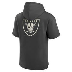 Elements Future Ground Lettering Short Sleeve Pullover Hoodie - Las Vegas Raiders Hoodies