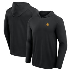 Front Office Power Mono Long Sleeve Hoodie T-Shirt - Pittsburgh Steelers Hoodies