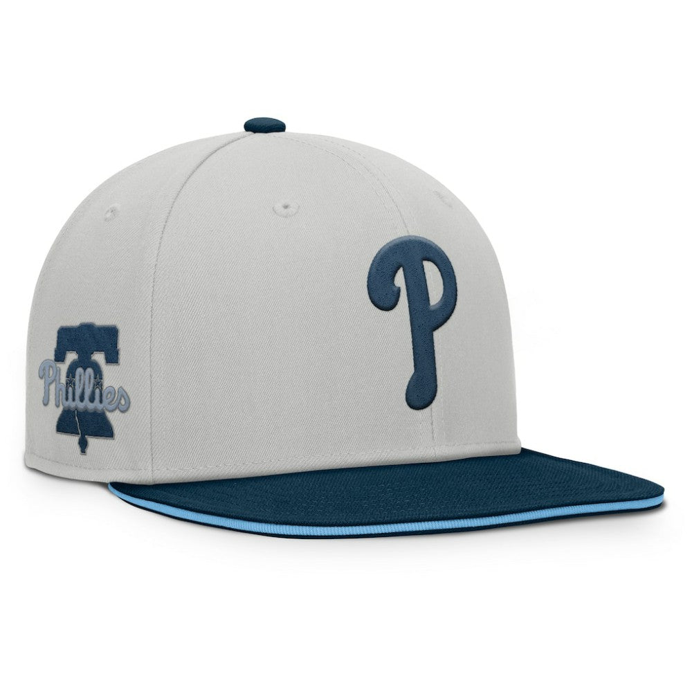 Gray Philadelphia Phillies Fanatics Knuckleball Snapback Hat
