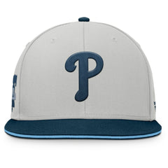 Gray Philadelphia Phillies Fanatics Knuckleball Snapback Hat