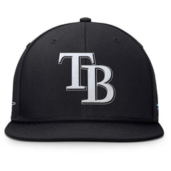 Black Tampa Bay Rays Fanatics Walk-Off Bullpen Snapback Hat