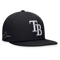 Black Tampa Bay Rays Fanatics Walk-Off Bullpen Snapback Hat