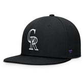 Black Colorado Rockies Fanatics Walk-Off Bullpen Snapback Hat
