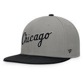 Gray/Black Chicago White Sox Fanatics Clubhouse Dugout Fitted Hat