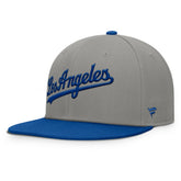Gray/Royal Los Angeles Dodgers Fanatics Clubhouse Dugout Fitted Hat