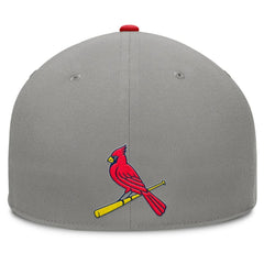 Gray/Red St. Louis Cardinals Fanatics Clubhouse Dugout Fitted Hat