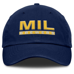 Navy Milwaukee Brewers Fanatics Women's Fly Out Adjustable Hat