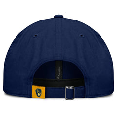 Navy Milwaukee Brewers Fanatics Women's Fly Out Adjustable Hat