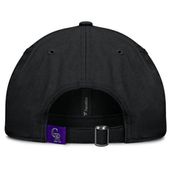 Black Colorado Rockies Fanatics Women's Fly Out Adjustable Hat