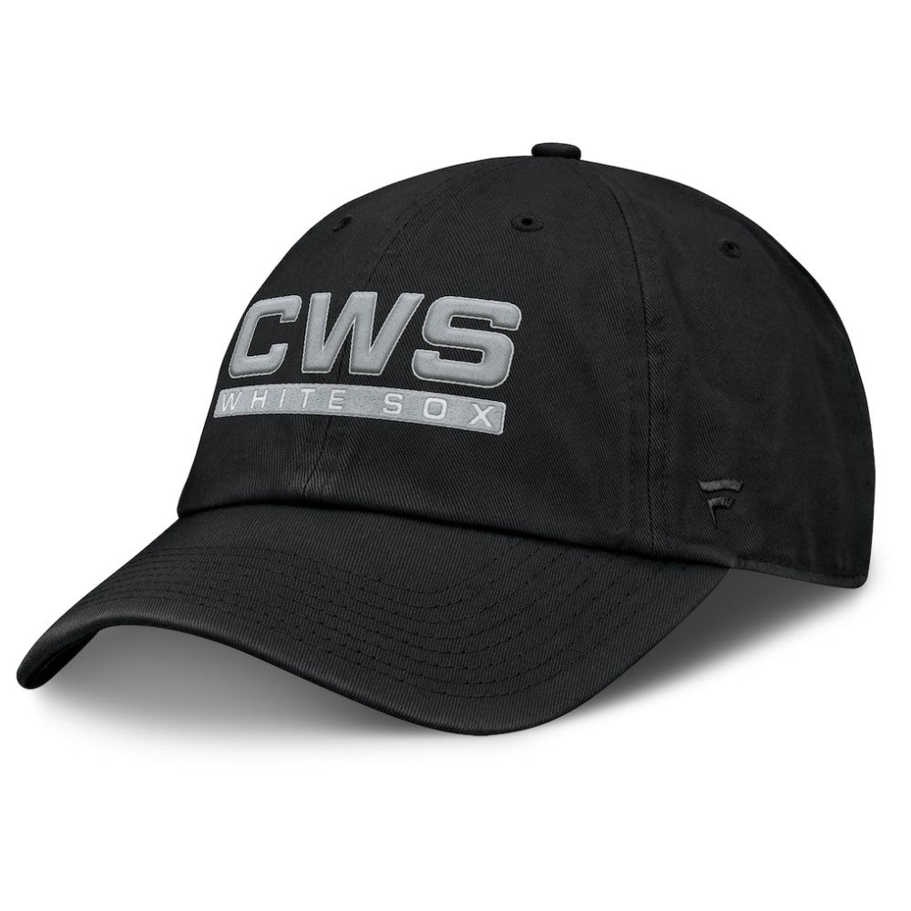 Black Chicago White Sox Fanatics Women's Fly Out Adjustable Hat