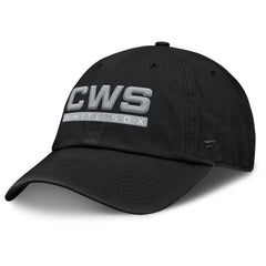 Black Chicago White Sox Fanatics Women's Fly Out Adjustable Hat