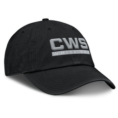 Black Chicago White Sox Fanatics Women's Fly Out Adjustable Hat