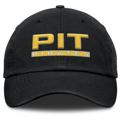 Black Pittsburgh Pirates Fanatics Women's Fly Out Adjustable Hat
