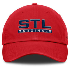 Red St. Louis Cardinals Fanatics Women's Fly Out Adjustable Hat