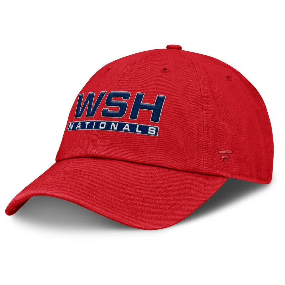 Red Washington Nationals Fanatics Women's Fly Out Adjustable Hat
