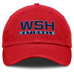 Red Washington Nationals Fanatics Women's Fly Out Adjustable Hat