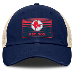 Navy/Natural Boston Red Sox Fanatics Cooperstown Collection Eastbound Mesh Adjustable Hat