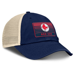 Navy/Natural Boston Red Sox Fanatics Cooperstown Collection Eastbound Mesh Adjustable Hat
